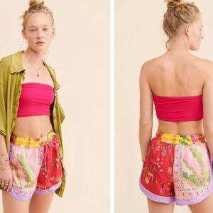 FARM Rio Mixed Scarves Shorts- Size XS
